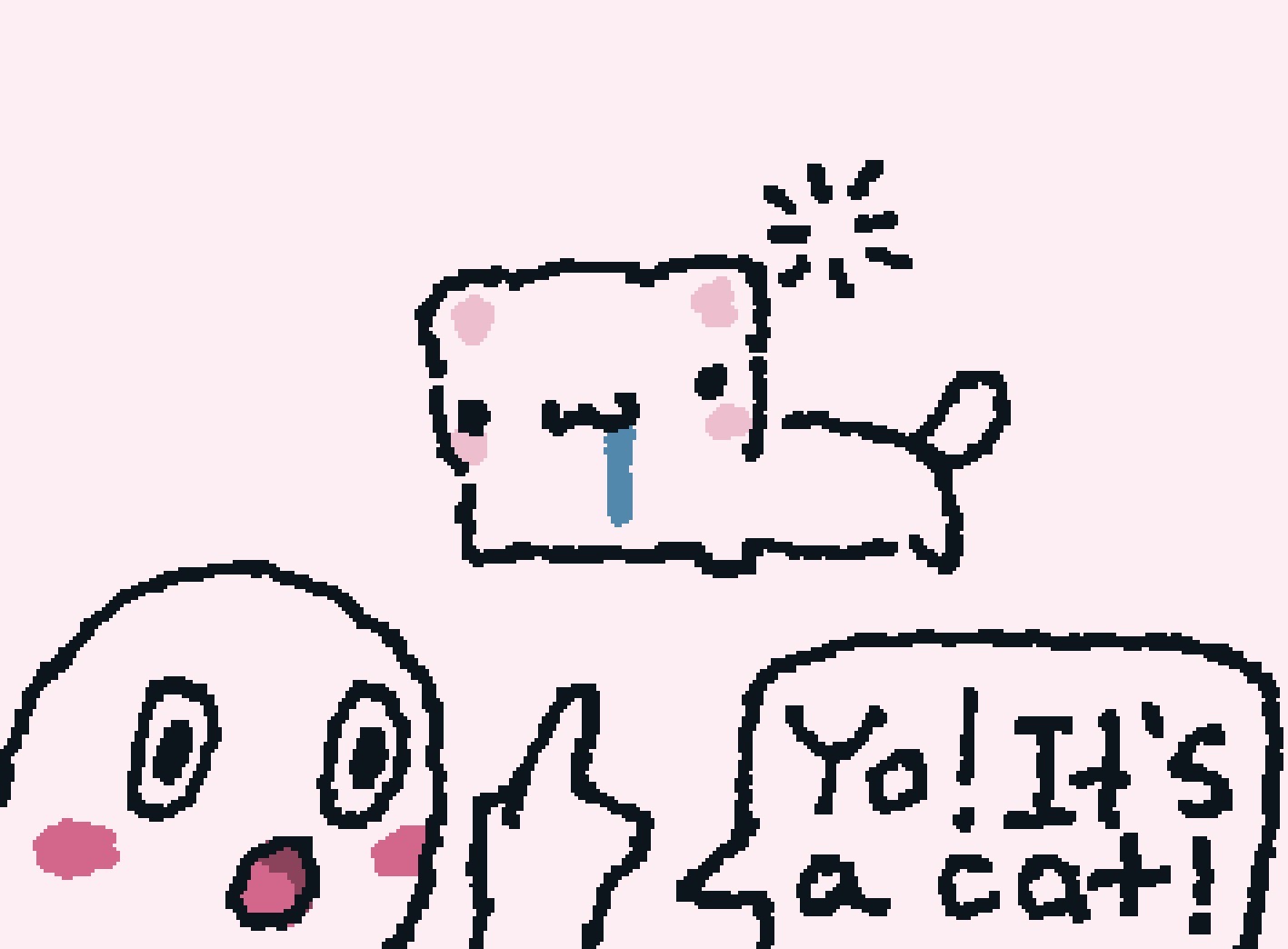 It’s just a cat…