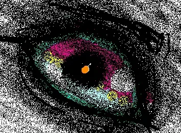 The eye...