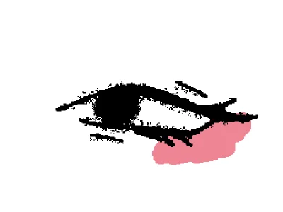 eyes the girl