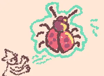 Evil wizard casting their EVIL wizard spells on a poor unsuspecting insect :[