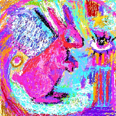 pink angel bunny 🐇