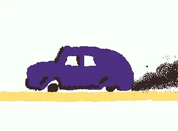 moving car