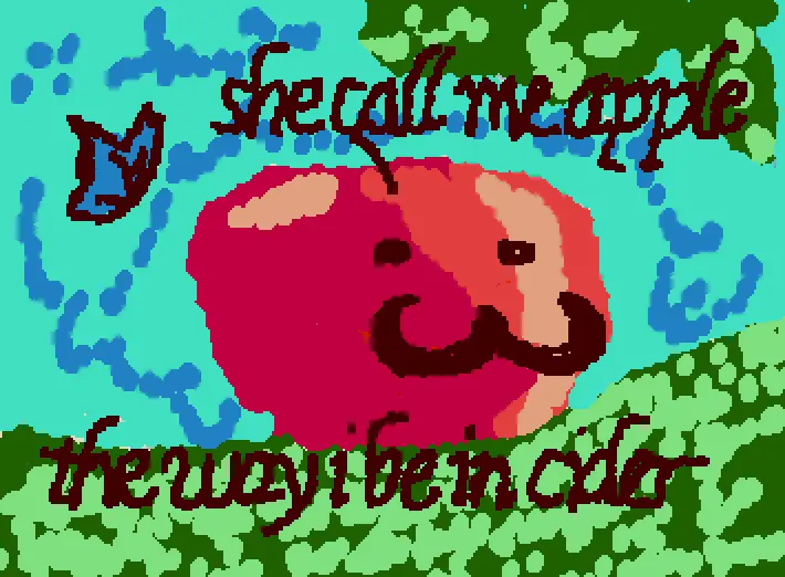 silly apple
