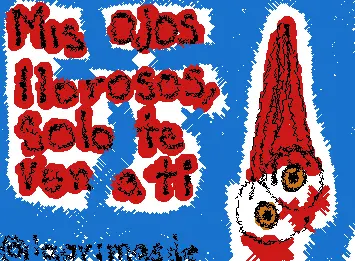 Mis ojos llorosos
