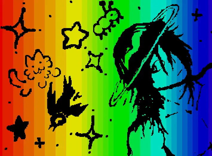 He’s rainbow now