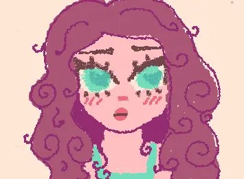 Swirly hair