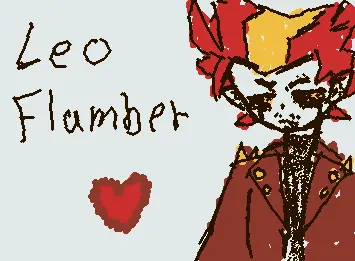 Leo flamber fanart