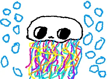 rainbow jellyfish is going up