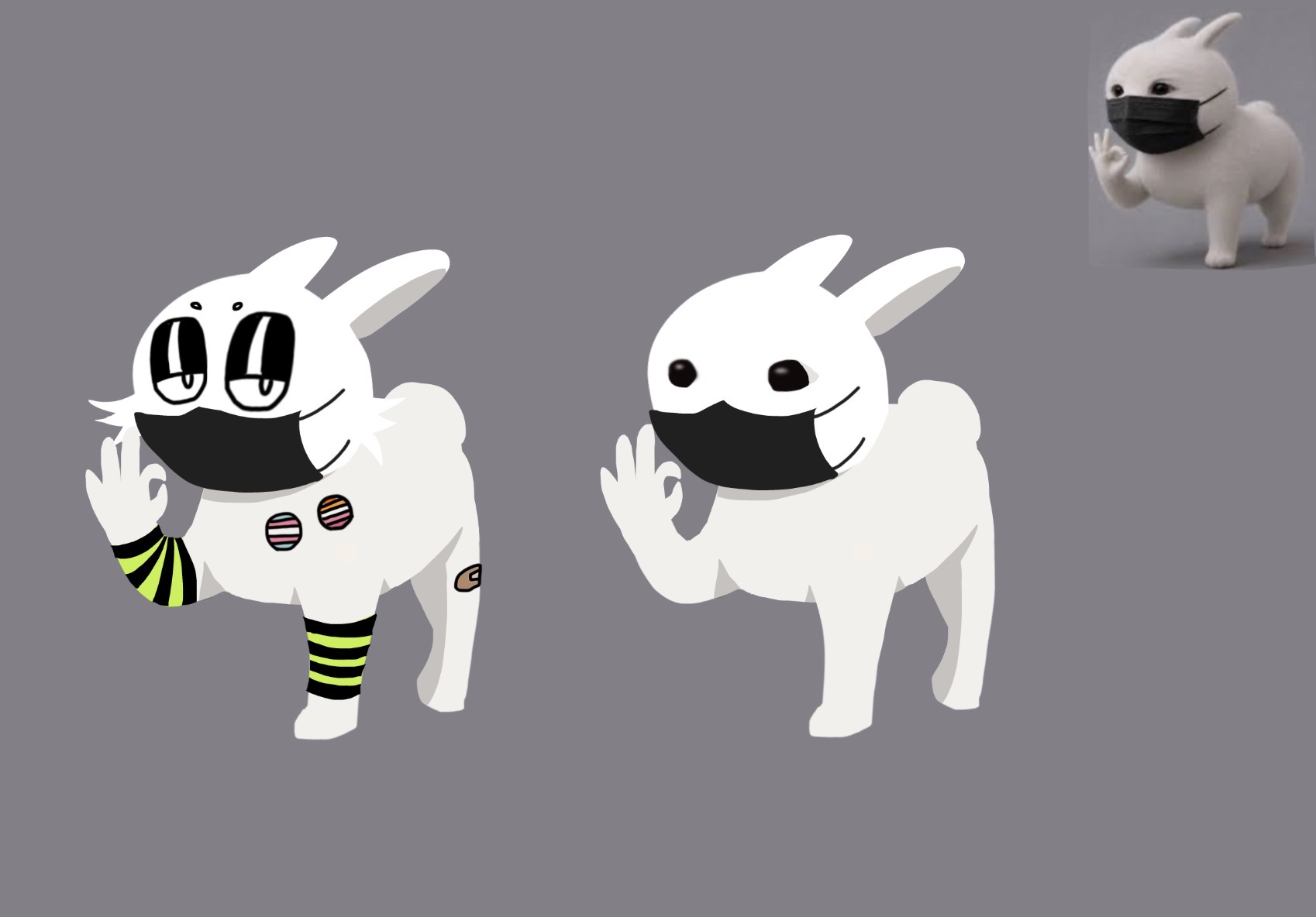 I found out Gooby was ai so I made a new one /j