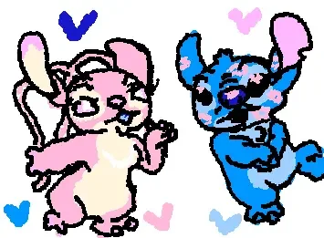 Stitch and angel