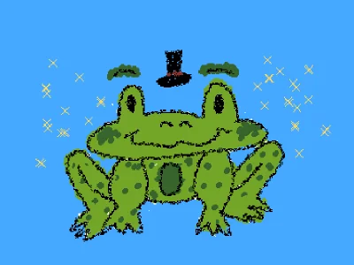 Fancy frog :)