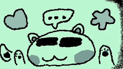 green kitty