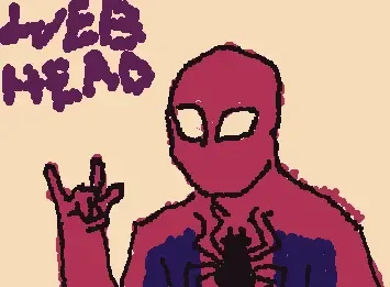 spiderman doodle
