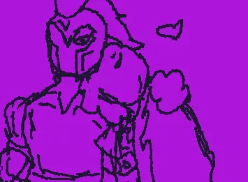 "I wanna kiss your neck and make you purple all over."