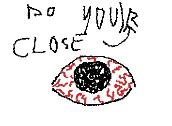 do you close your eyes?