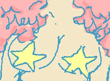 Hey ! my eyes r up here !! > : /