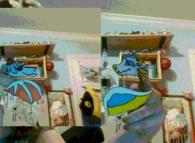 Dragon puppets for me and a friend!