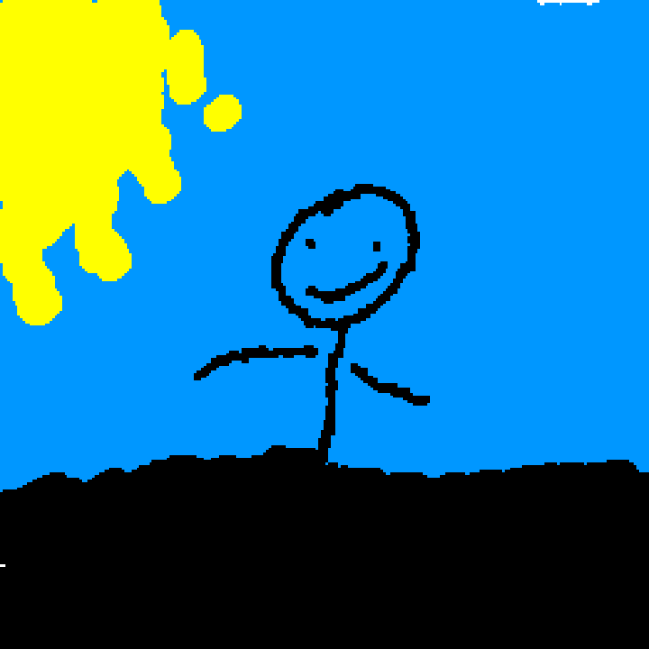 me being happy