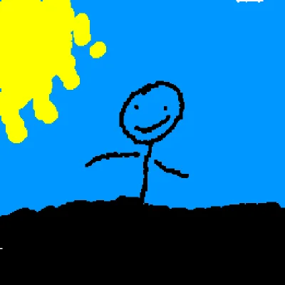 me being happy