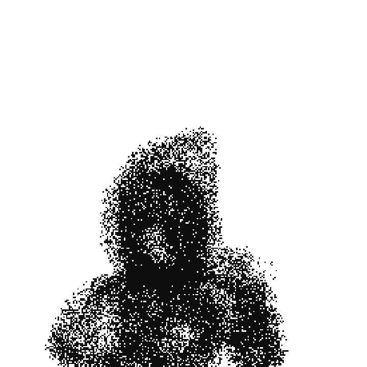 Man Black Whith White