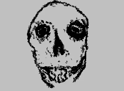 scary face
