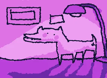 doggo w/ light