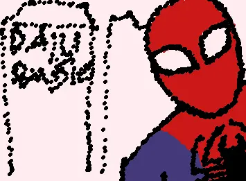 spiderman doodle