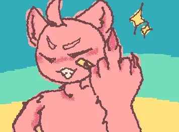 My middle finger (F*cking finger) looks like it's shining, doesn't it?