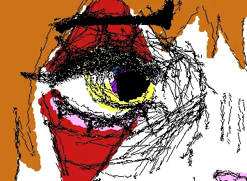 the eye of the one who makes you laugh