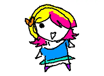 colorful thing girl