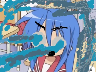 pupue girl or izumi konata from el larp star kills everyone on her school
