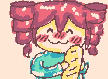 Teto with a baguette