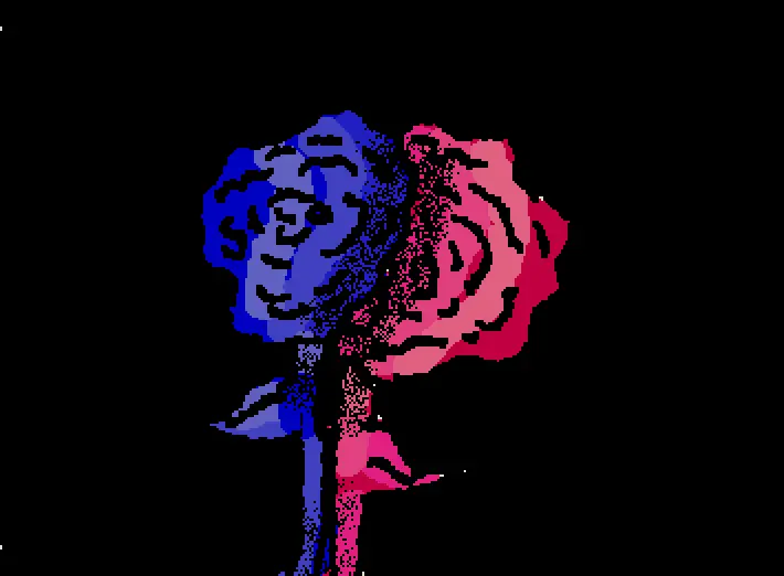 Tv flower