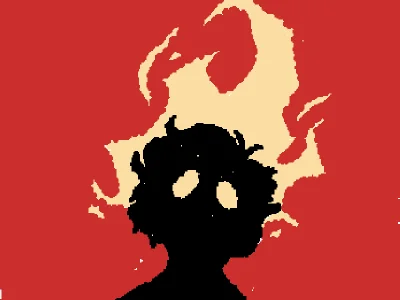 burned alive