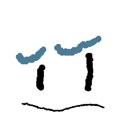 nervous face