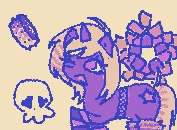 doodle of my mlp oc