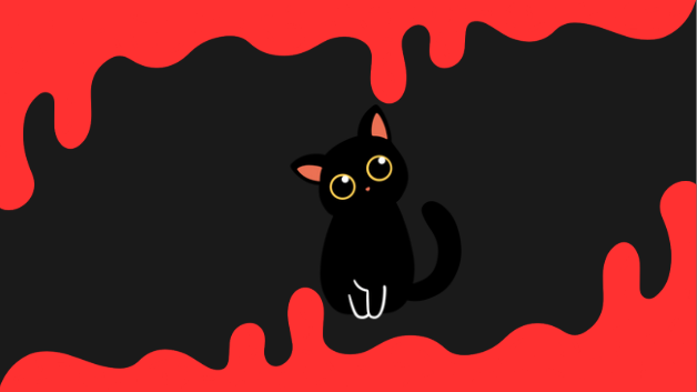 A "Don't take this cat home" background