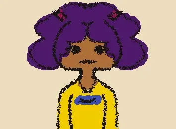 yooin, a little girl who looks young but old.