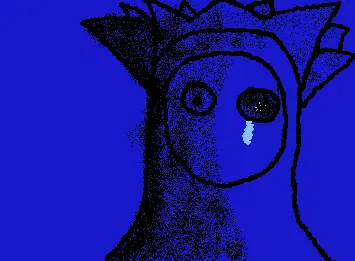 jester in blue