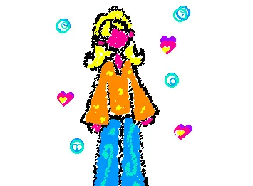lovely pink girl