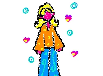 lovely pink girl
