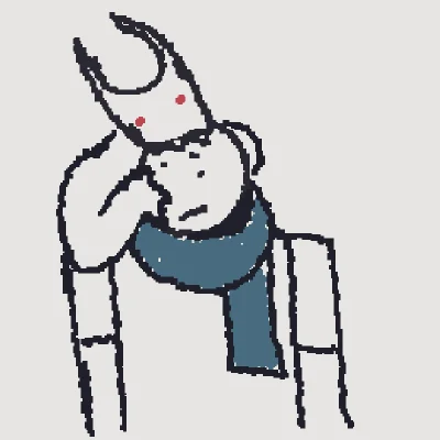 I'm eating him