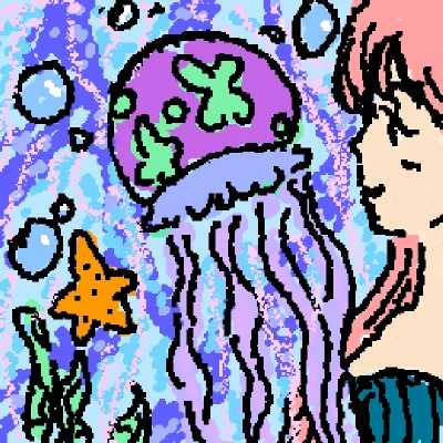 in the sea