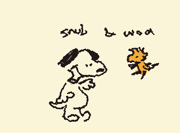 snoop and woodstock