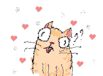 gato laranja esistindo