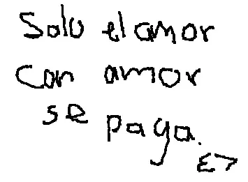 como un g