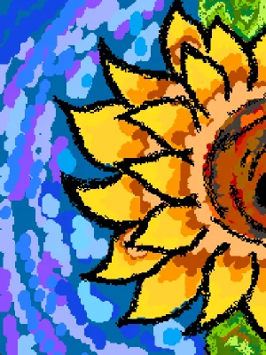 Girassol 🌻 ao por do sol☀️