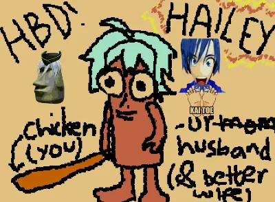 hbd hailey from kaito and silverswan