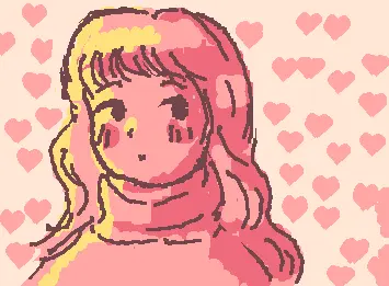 girl in pink