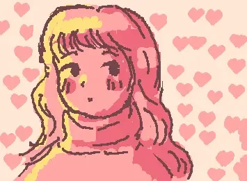 girl in pink